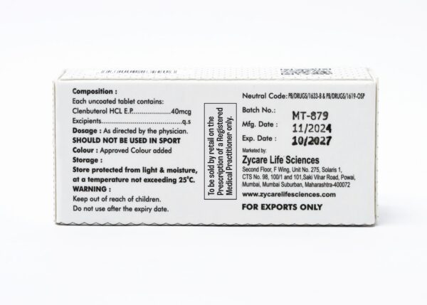 CLENBURN 40MCG - Image 2